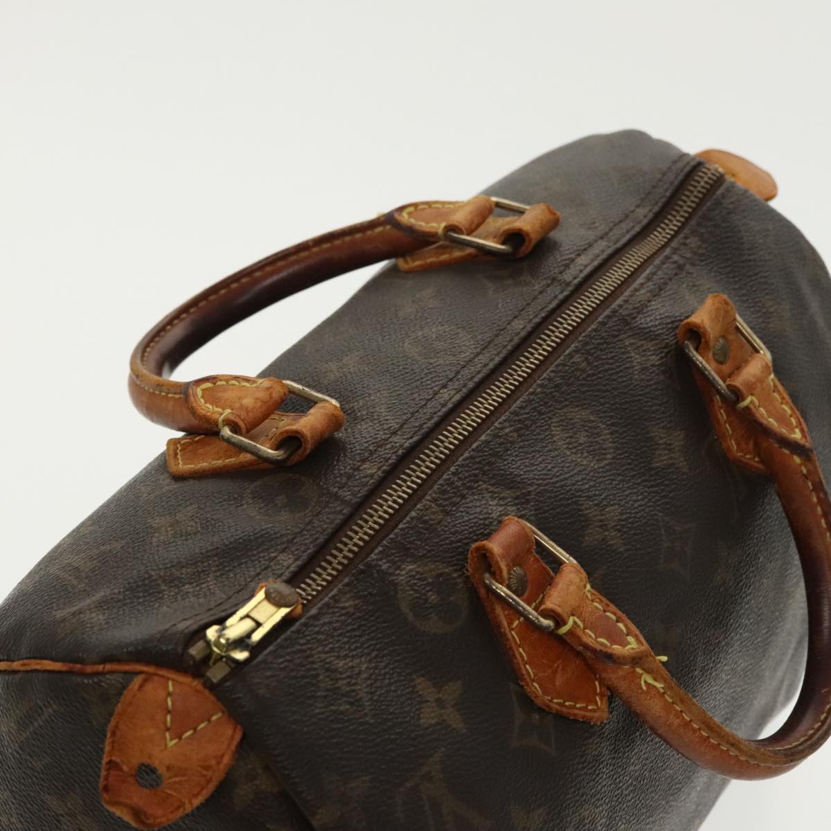 LOUIS VUITTON Monogram Speedy 30 Hand Bag M41526 LV Auth 96818