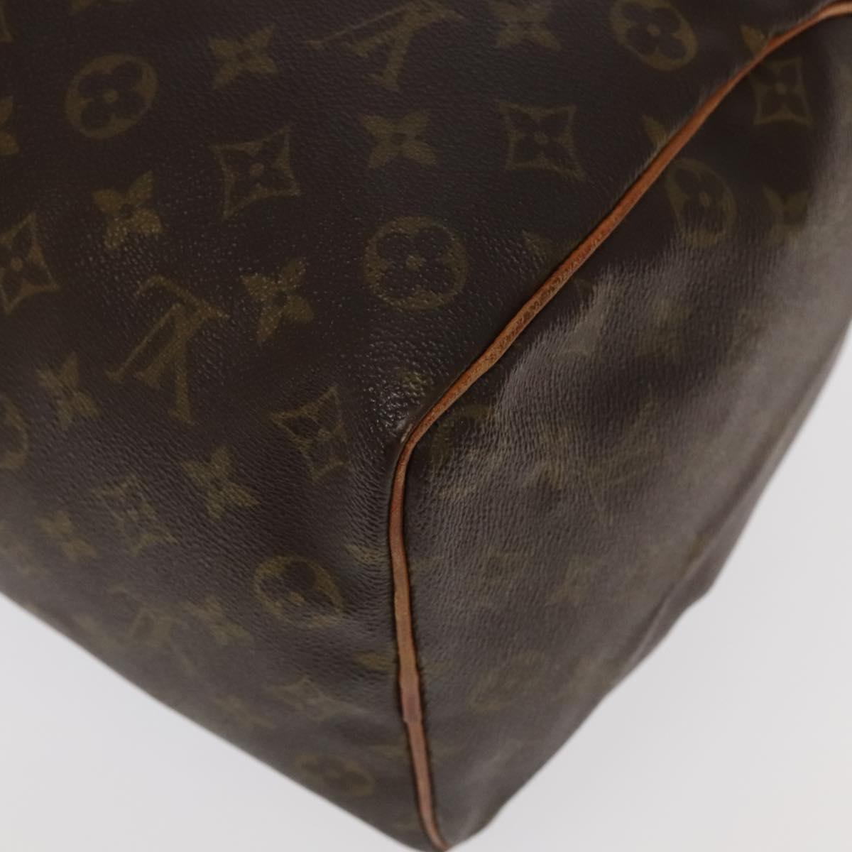 LOUIS VUITTON Monogram Speedy 35 Hand Bag M41524 LV Auth 96828