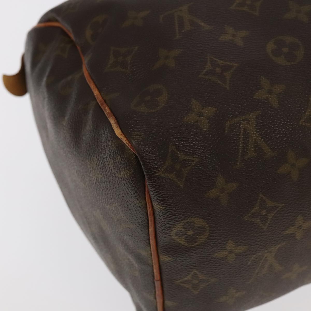 LOUIS VUITTON Monogram Speedy 35 Hand Bag M41524 LV Auth 96828