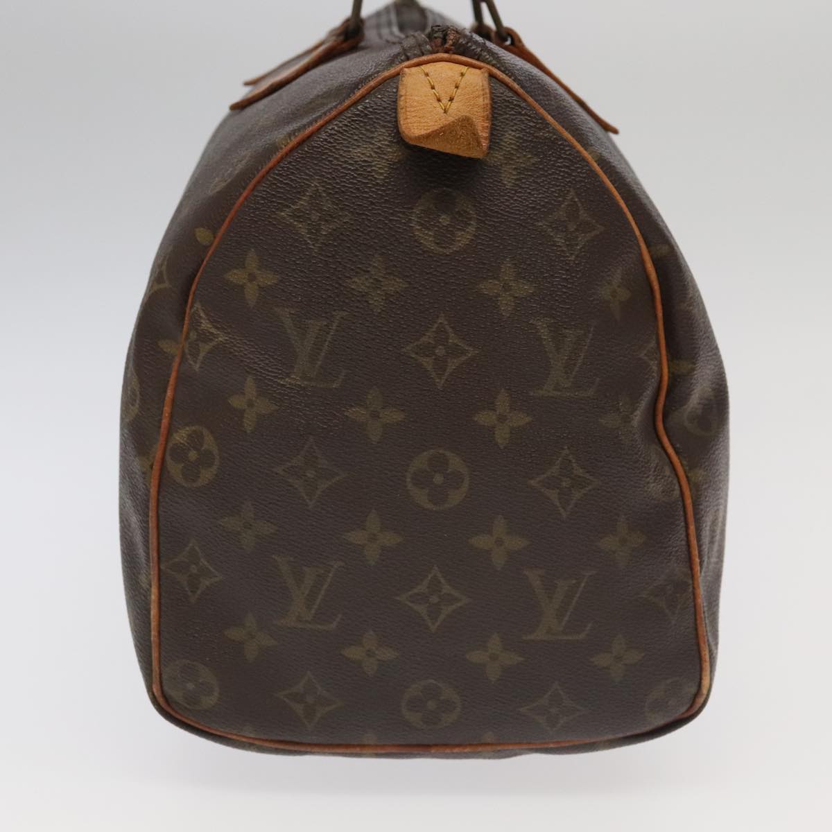 LOUIS VUITTON Monogram Speedy 35 Hand Bag M41524 LV Auth 96828