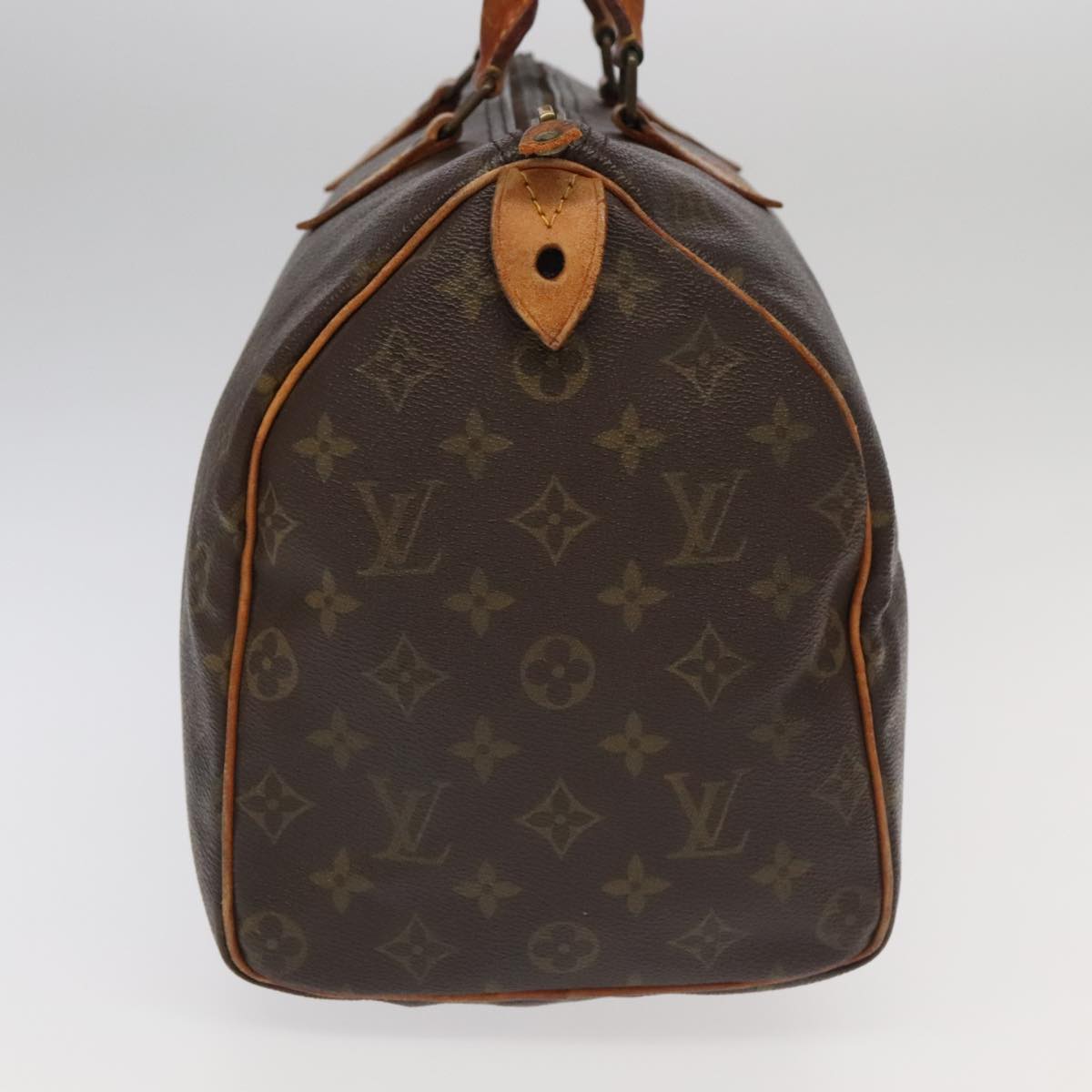 LOUIS VUITTON Monogram Speedy 35 Hand Bag M41524 LV Auth 96828