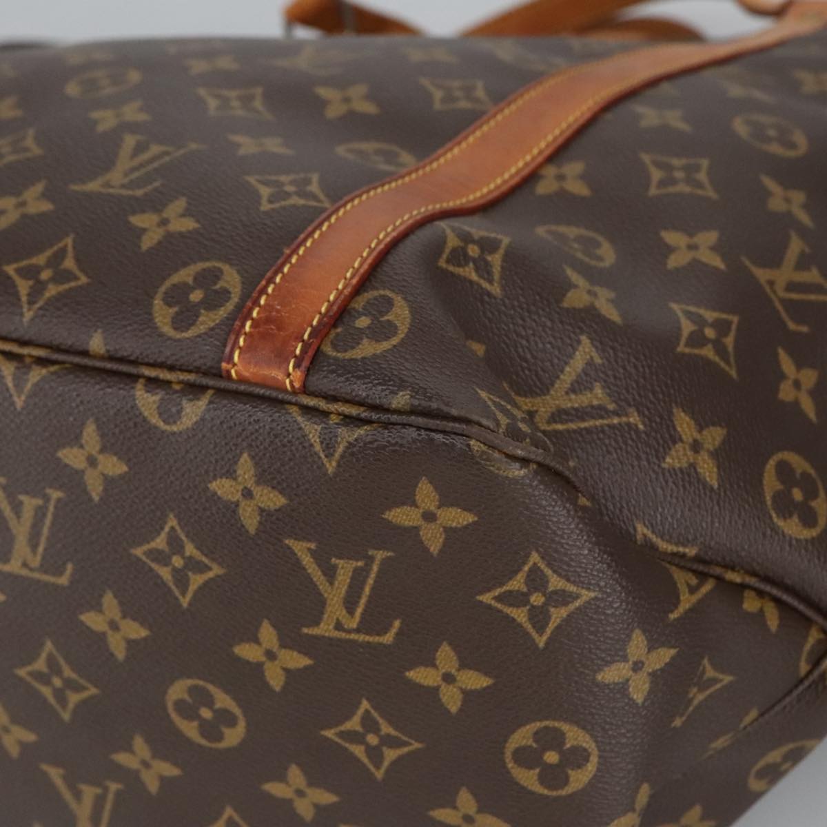 LOUIS VUITTON Monogram Sac Shopping GM Tote Bag M51110 LV Auth 96830