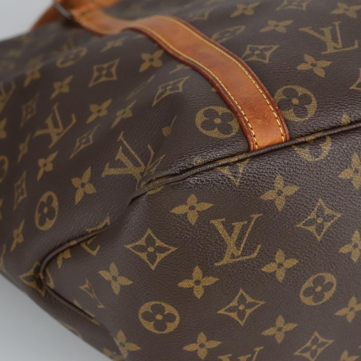 LOUIS VUITTON Monogram Sac Shopping GM Tote Bag M51110 LV Auth 96830