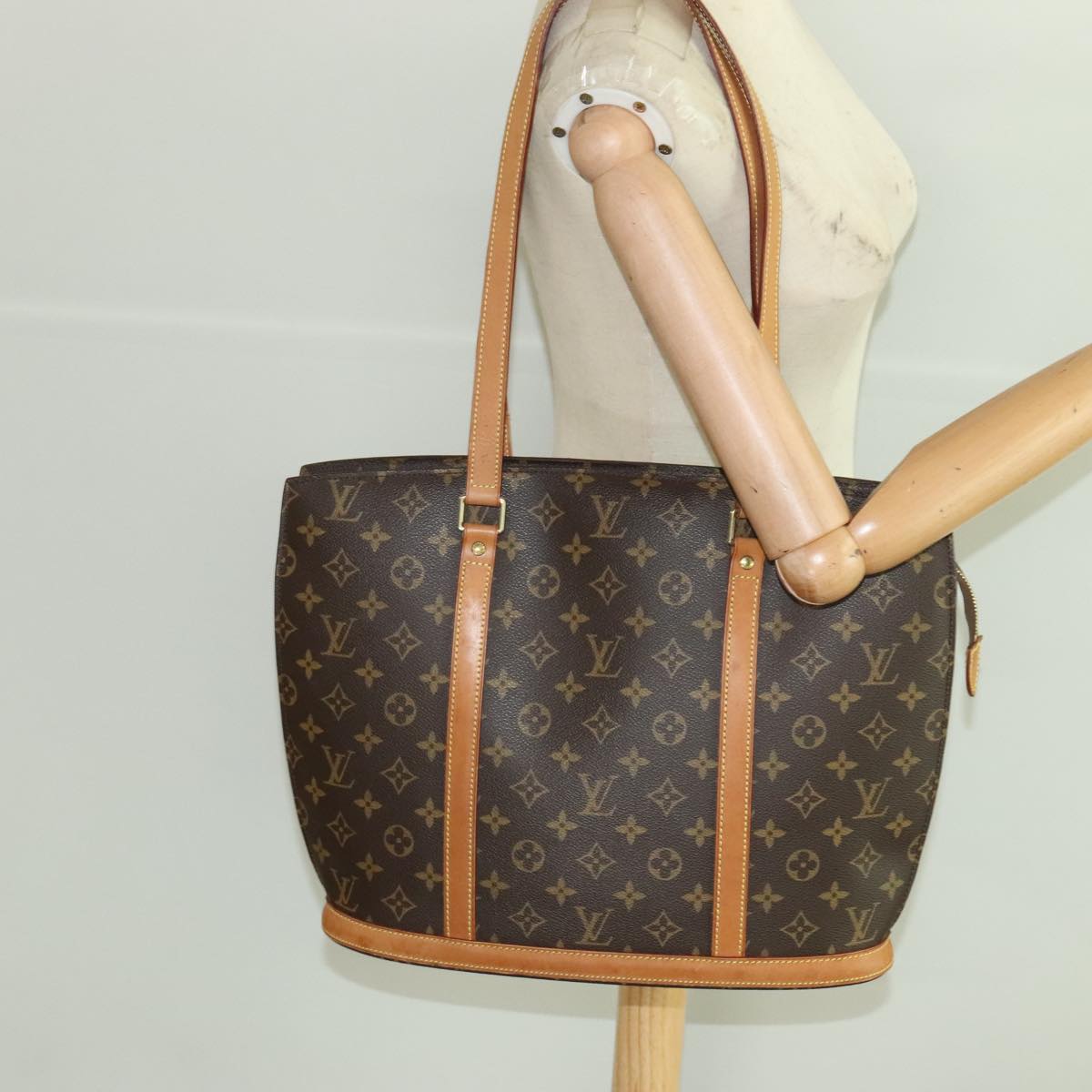 LOUIS VUITTON Monogram Babylone Tote Bag M51102 LV Auth 96832