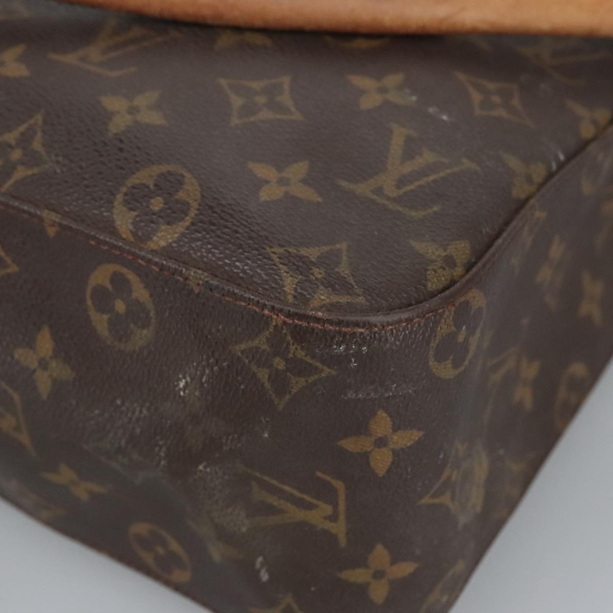 LOUIS VUITTON Monogram Looping GM Shoulder Bag M51145 LV Auth 96834