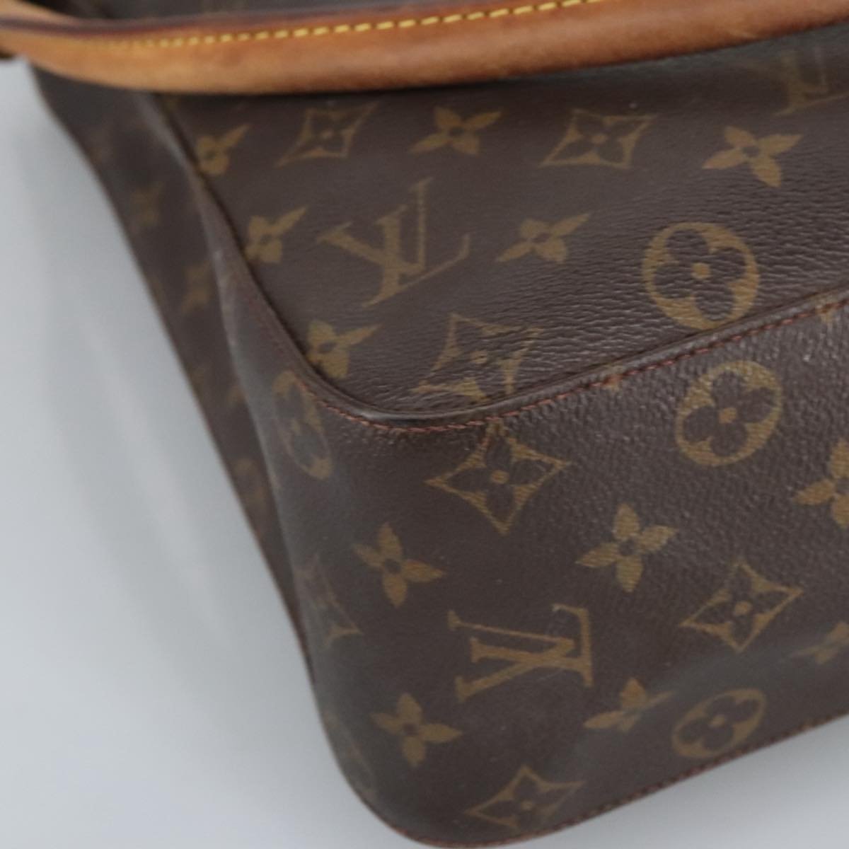 LOUIS VUITTON Monogram Looping GM Shoulder Bag M51145 LV Auth 96834