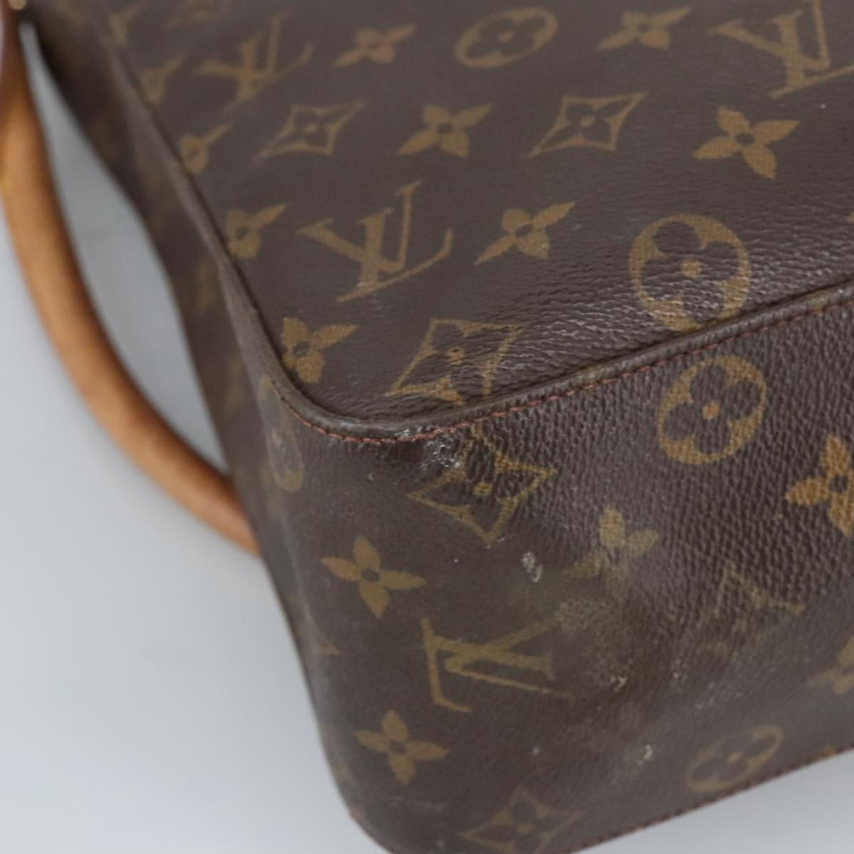 LOUIS VUITTON Monogram Looping GM Shoulder Bag M51145 LV Auth 96834