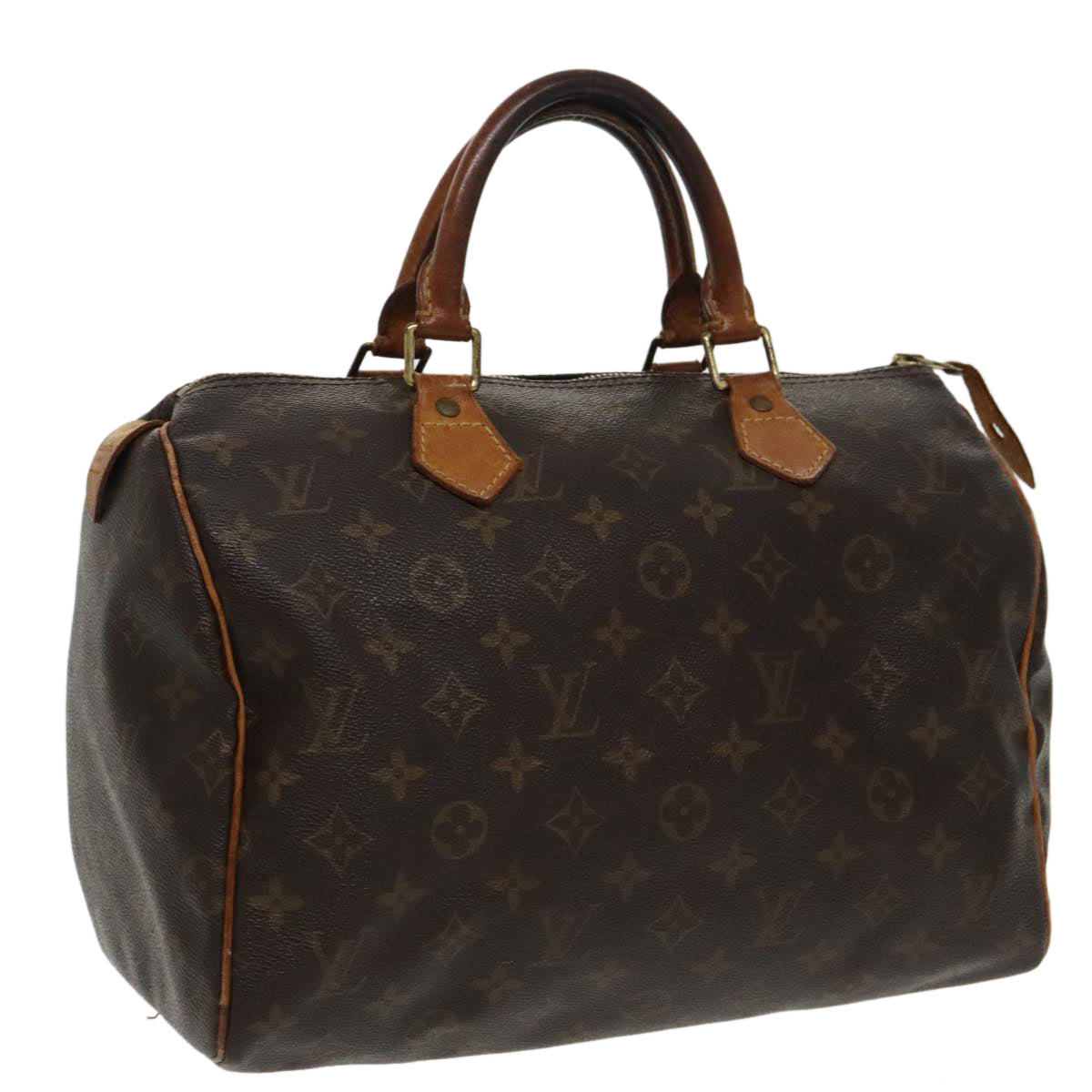 LOUIS VUITTON Monogram Speedy 30 Hand Bag M41526 LV Auth 96840