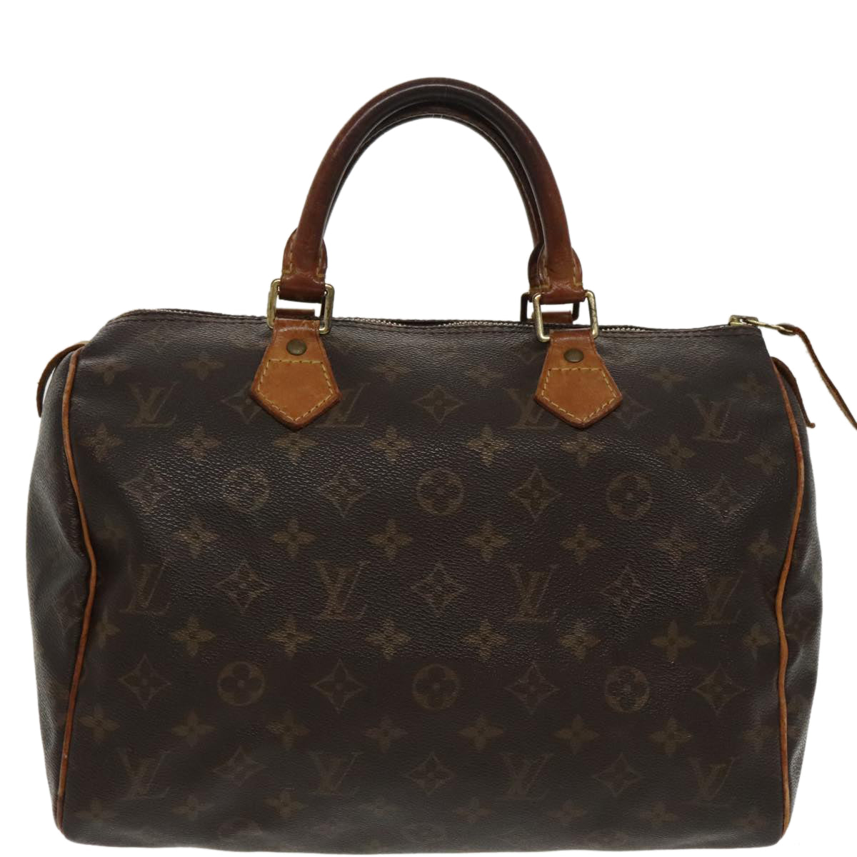 LOUIS VUITTON Monogram Speedy 30 Hand Bag M41526 LV Auth 96840