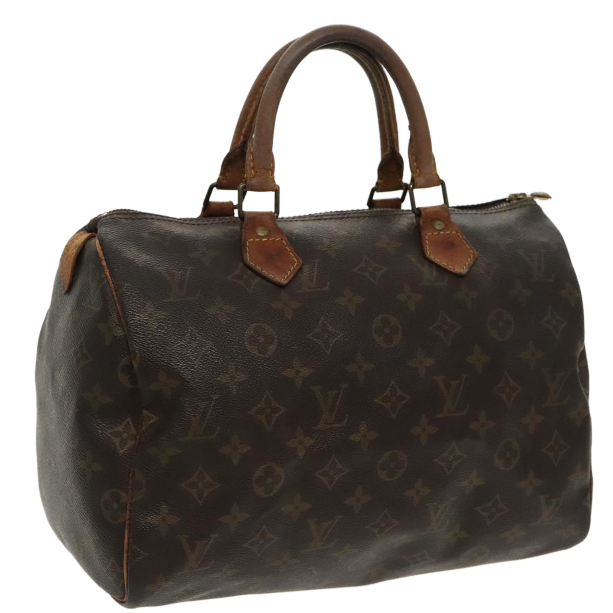 LOUIS VUITTON Monogram Speedy 30 Hand Bag M41526 LV Auth 96841