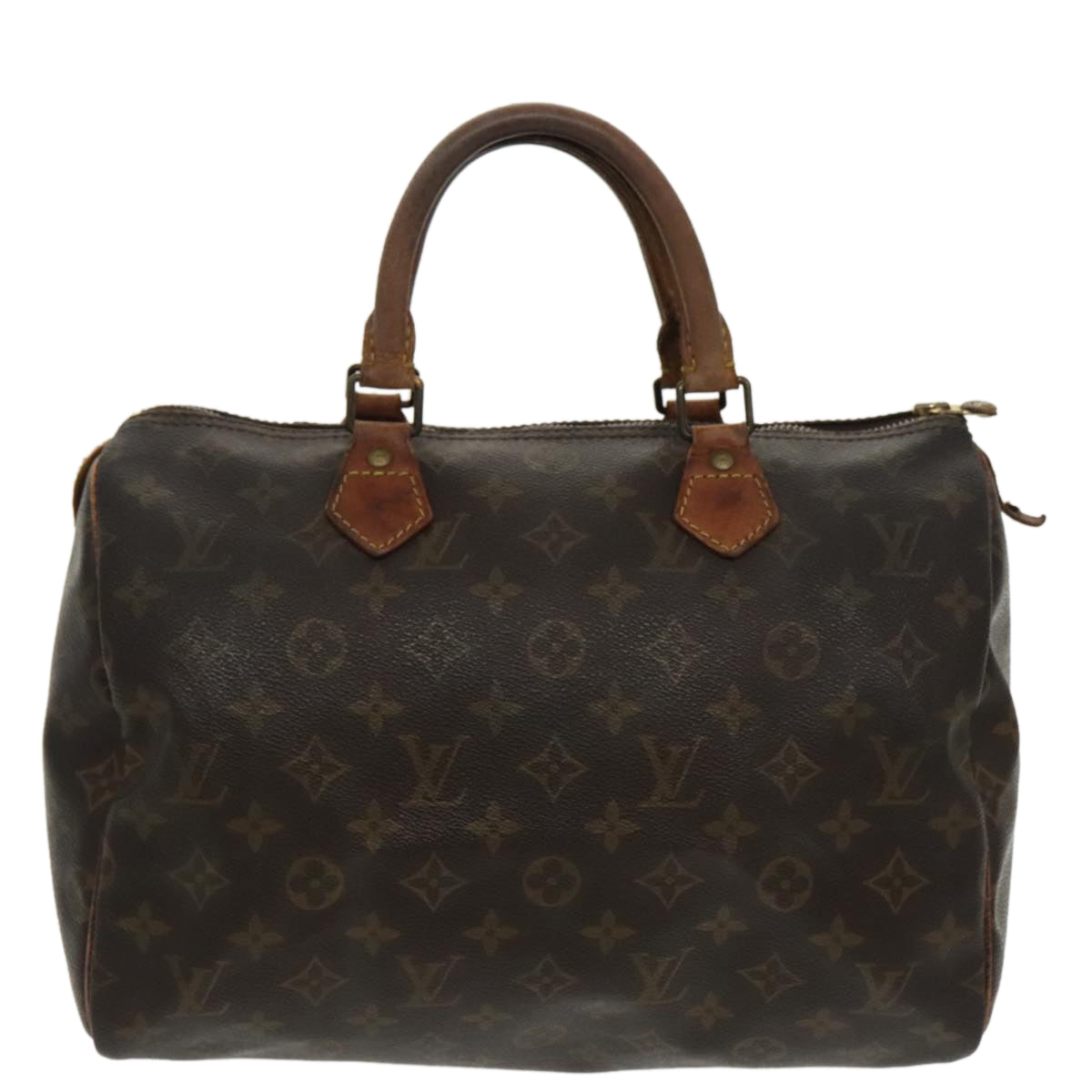 LOUIS VUITTON Monogram Speedy 30 Hand Bag M41526 LV Auth 96841