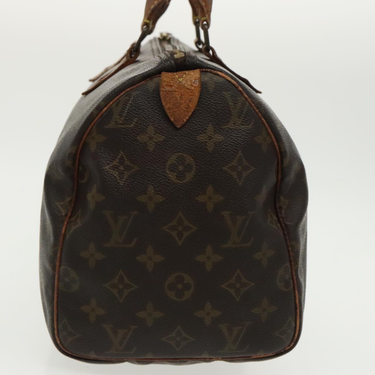 LOUIS VUITTON Monogram Speedy 30 Hand Bag M41526 LV Auth 96841