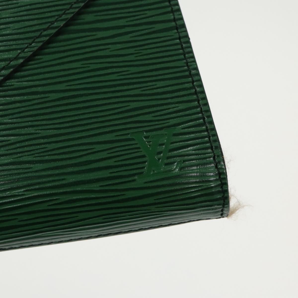 LOUIS VUITTON Epi Art Deco Clutch Bag Green M52634 LV Auth 96843