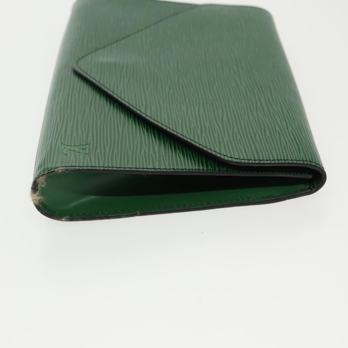 LOUIS VUITTON Epi Art Deco Clutch Bag Green M52634 LV Auth 96843