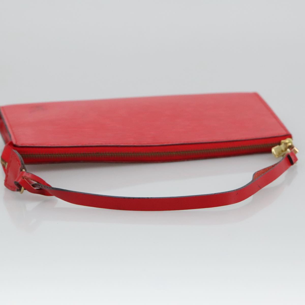 LOUIS VUITTON Epi Pochette Accessoires Accessory Pouch Red M52987 Auth 96846