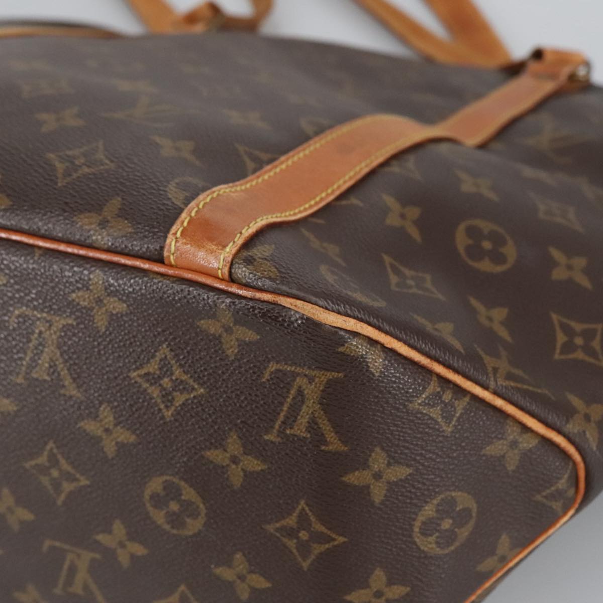 LOUIS VUITTON Monogram Sac Shopping Tote Bag M51108 LV Auth 96847