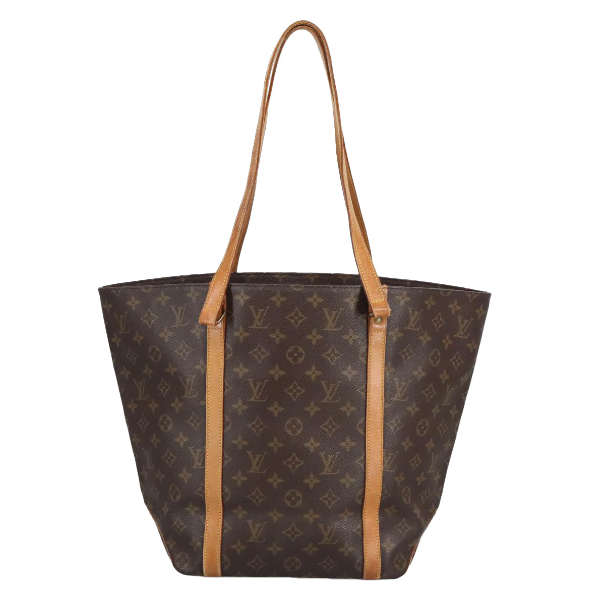 LOUIS VUITTON Monogram Sac Shopping Tote Bag M51108 LV Auth 96847