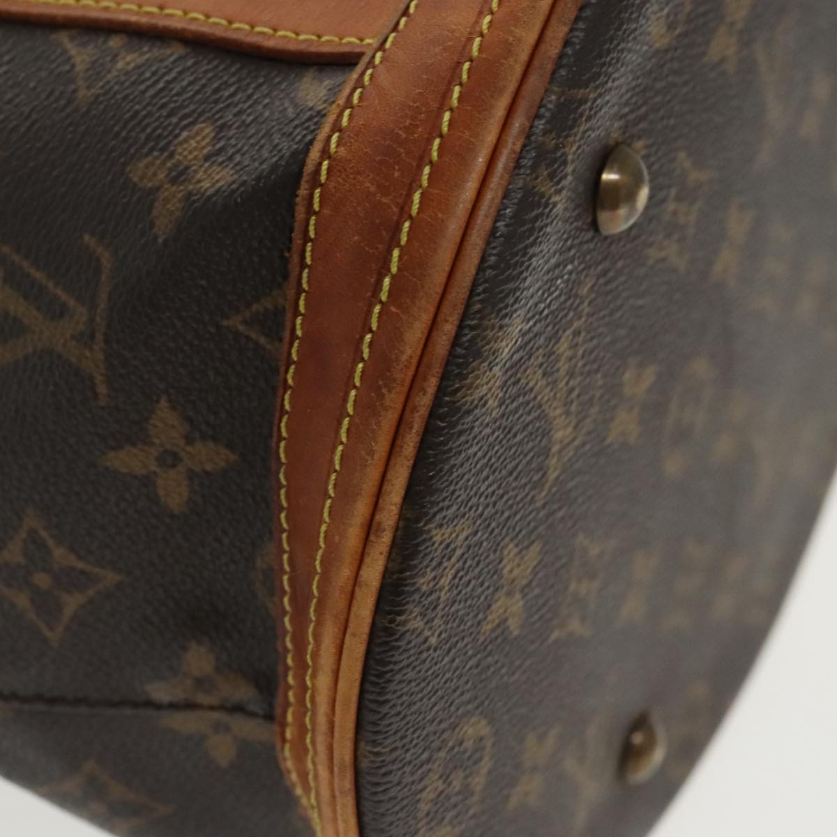 LOUIS VUITTON Monogram Bucket GM Shoulder Bag M42236 LV Auth 96848