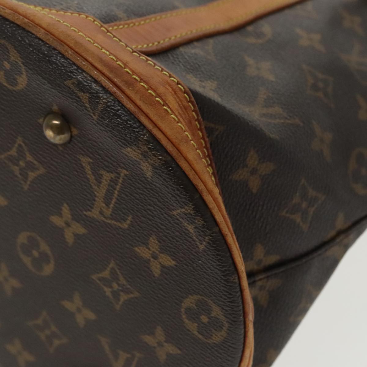 LOUIS VUITTON Monogram Bucket GM Shoulder Bag M42236 LV Auth 96848