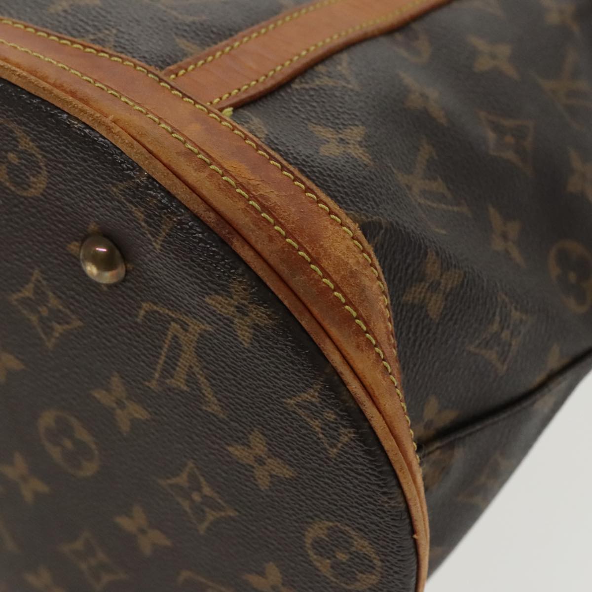 LOUIS VUITTON Monogram Bucket GM Shoulder Bag M42236 LV Auth 96848