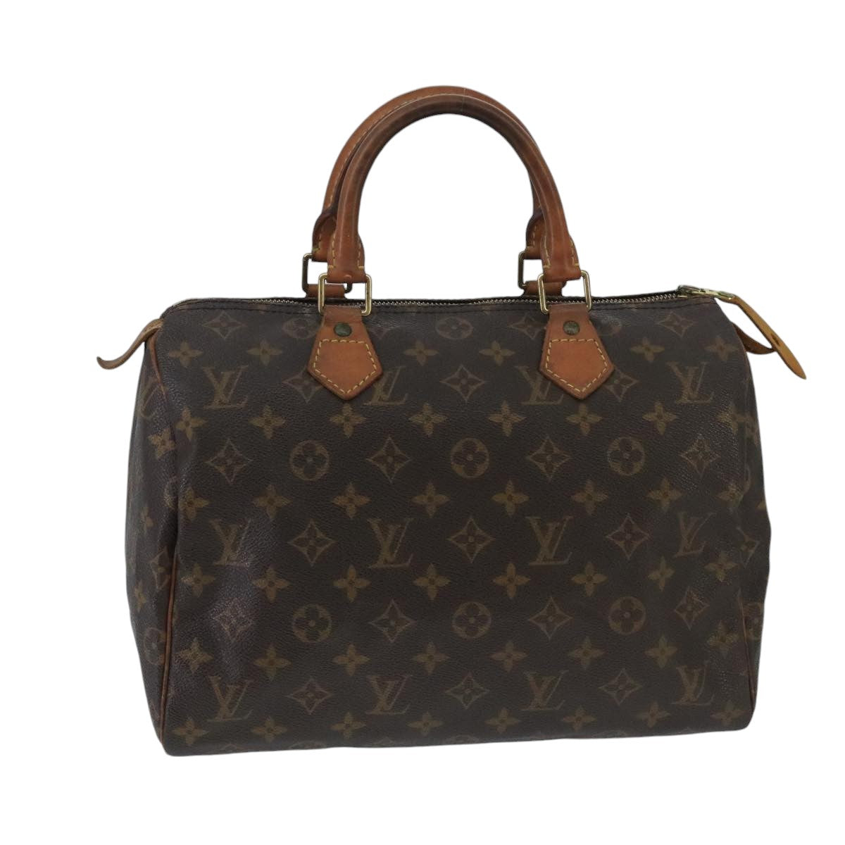 LOUIS VUITTON Monogram Speedy 30 Hand Bag M41526 LV Auth 96850