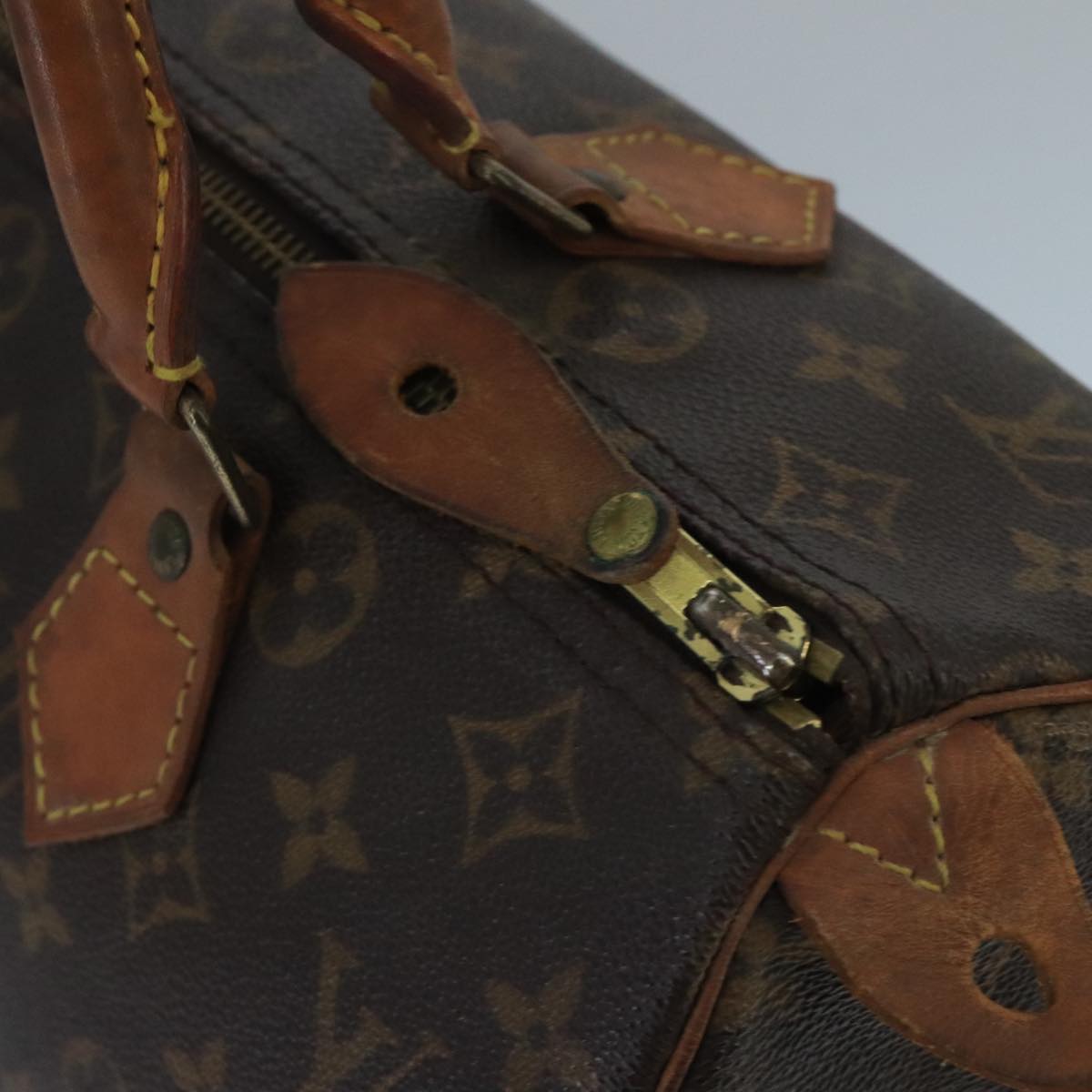 LOUIS VUITTON Monogram Speedy 30 Hand Bag M41526 LV Auth 96850