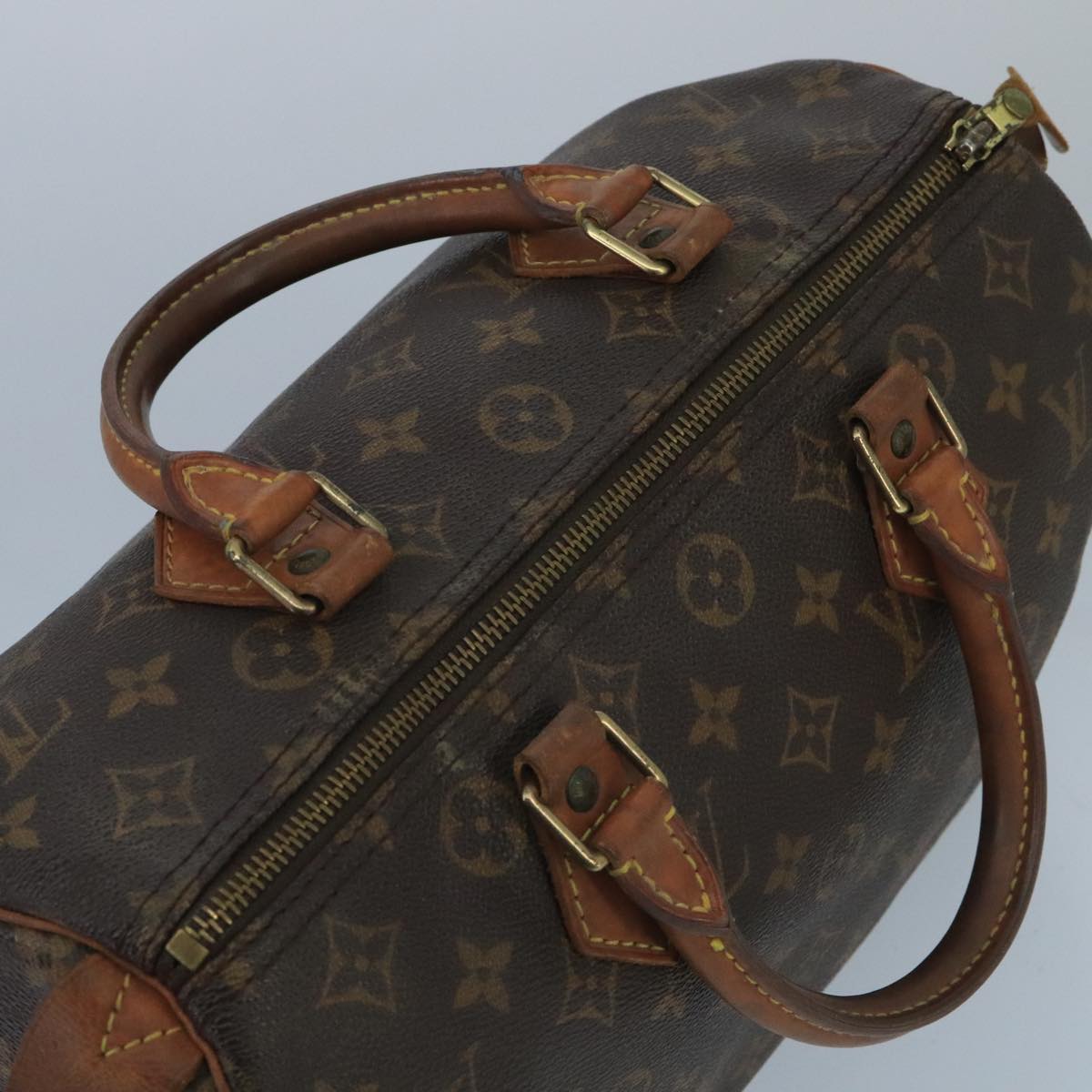 LOUIS VUITTON Monogram Speedy 30 Hand Bag M41526 LV Auth 96850