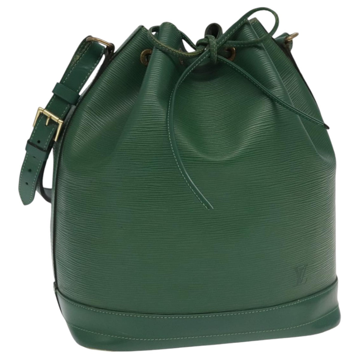 LOUIS VUITTON Epi Noe Shoulder Bag Green M44004 LV Auth 96871