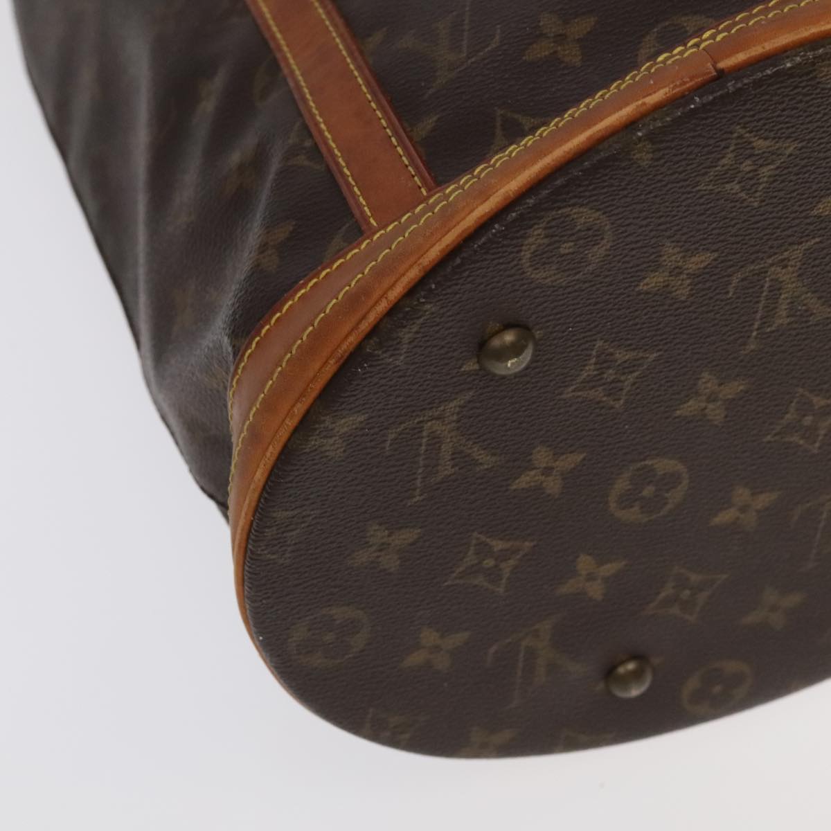 LOUIS VUITTON Monogram Bucket GM Shoulder Bag M42236 LV Auth 96874