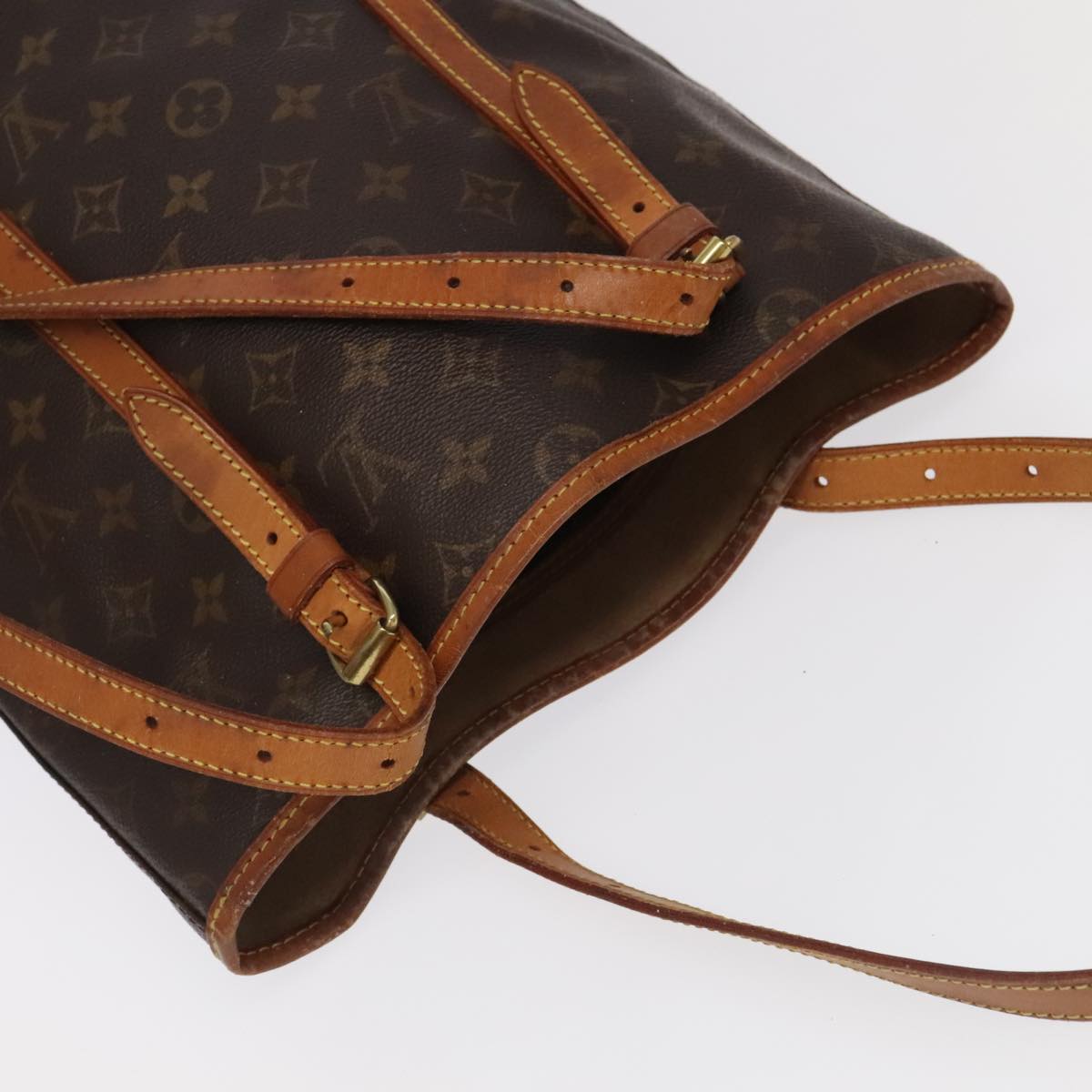 LOUIS VUITTON Monogram Bucket GM Shoulder Bag M42236 LV Auth 96874