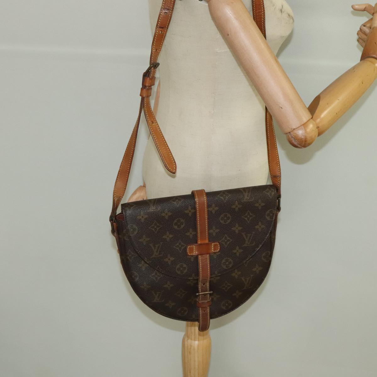 LOUIS VUITTON Monogram Chantilly GM Shoulder Bag M51232 LV Auth 96885