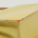 LOUIS VUITTON Monogram Vernis Spring Street Bag Lime Yellow M91068 Auth 96889-16