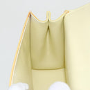 LOUIS VUITTON Monogram Vernis Spring Street Bag Lime Yellow M91068 Auth 96889-21