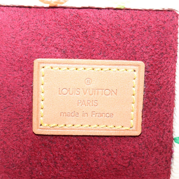LOUIS VUITTON Monogram Multicolor Jewelry Box White LV Auth 96899A