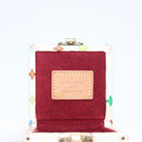 LOUIS VUITTON Monogram Multicolor Jewelry Box White LV Auth 96899A-9