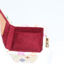 LOUIS VUITTON Monogram Multicolor Jewelry Box White LV Auth 96899A-18