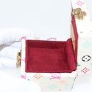 LOUIS VUITTON Monogram Multicolor Jewelry Box White LV Auth 96899A-19
