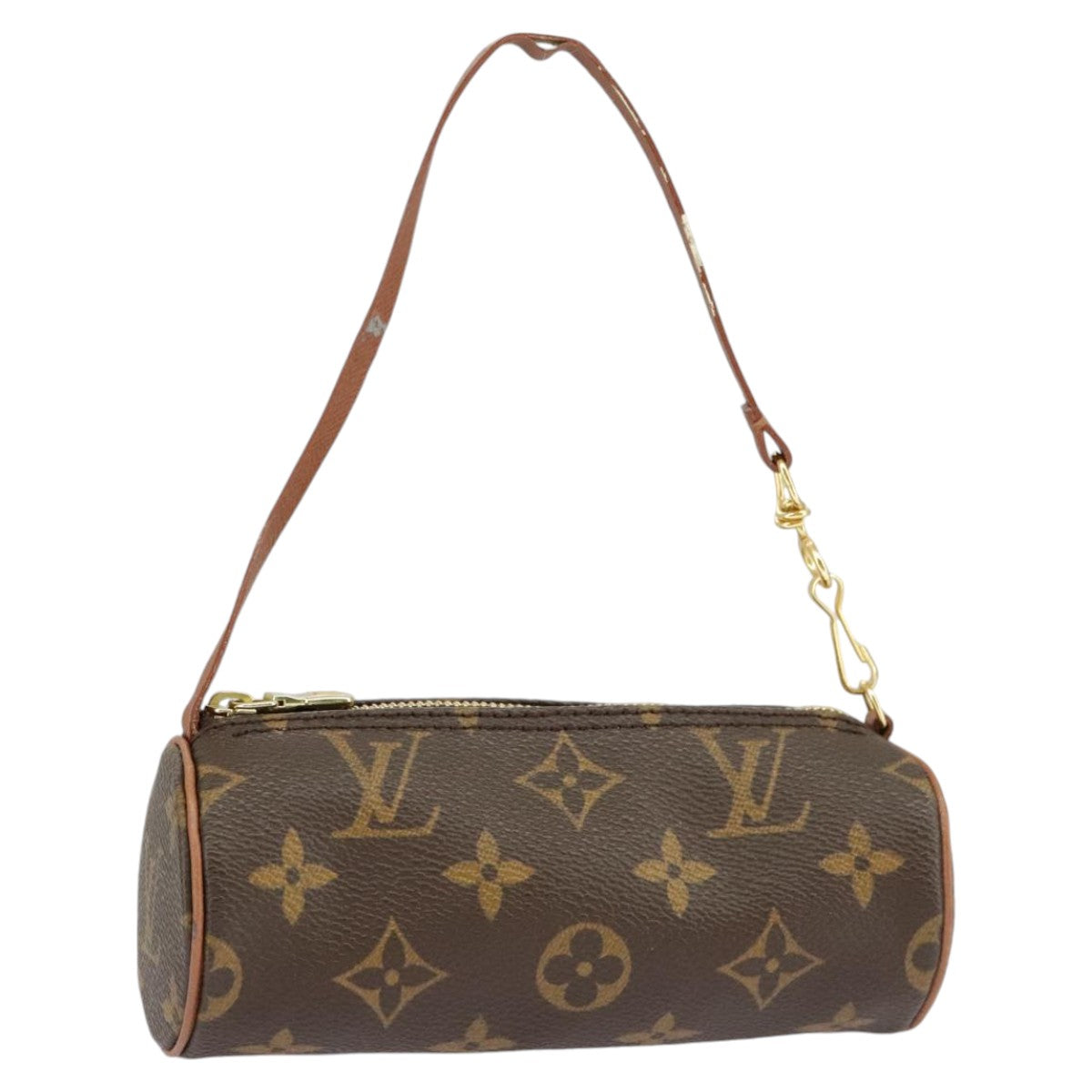 LOUIS VUITTON Monogram Papillon Pouch LV Auth 96902