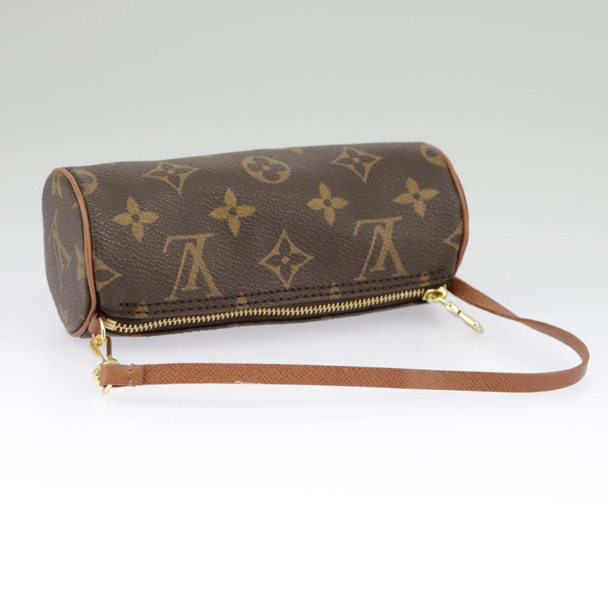 LOUIS VUITTON Monogram Papillon Pouch LV Auth 96902