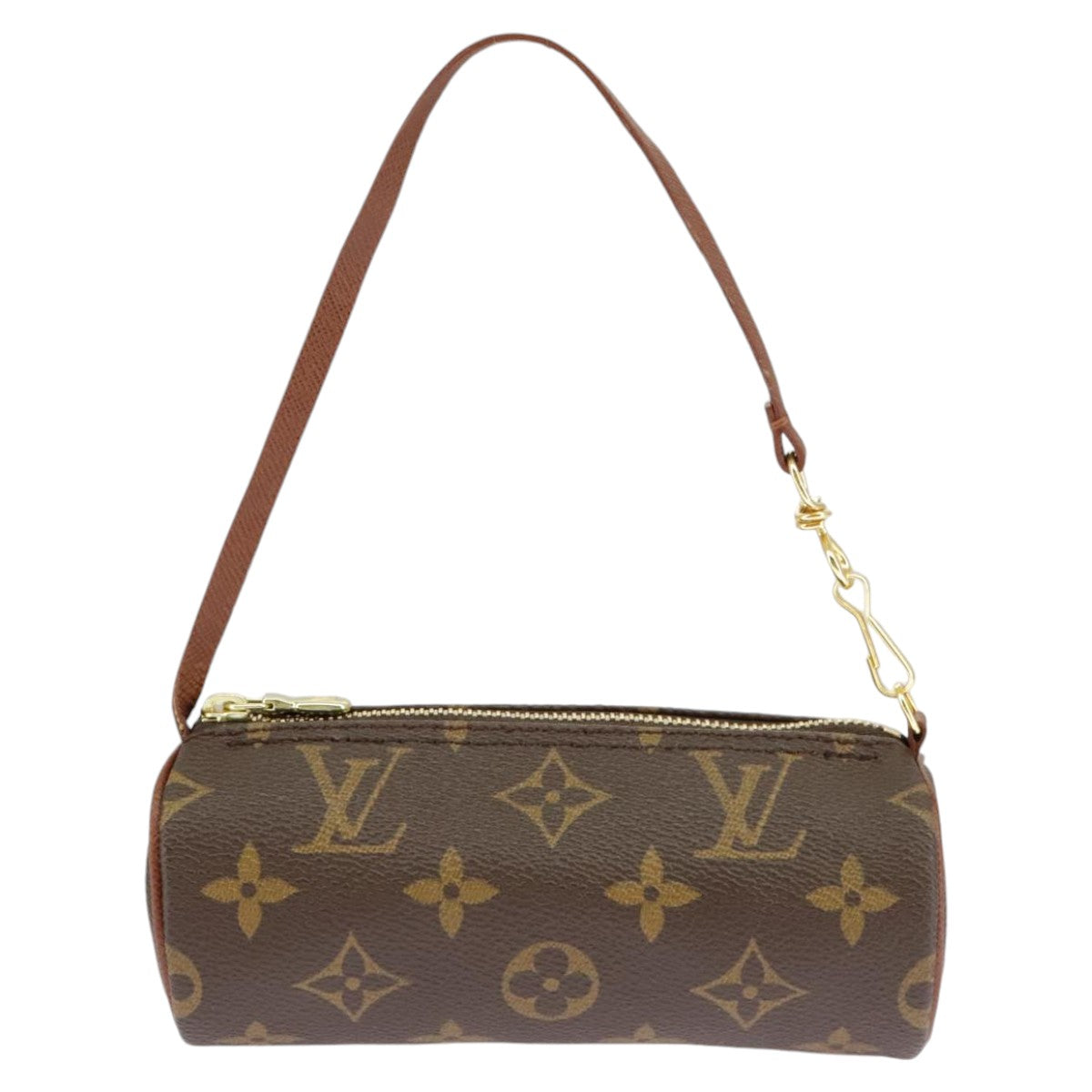 LOUIS VUITTON Monogram Papillon Pouch LV Auth 96909