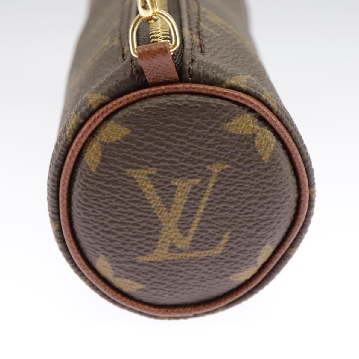 LOUIS VUITTON Monogram Papillon Pouch LV Auth 96909