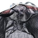 PRADA Quilted Chain Shoulder Bag Nylon Navy Silver Auth 96920-24