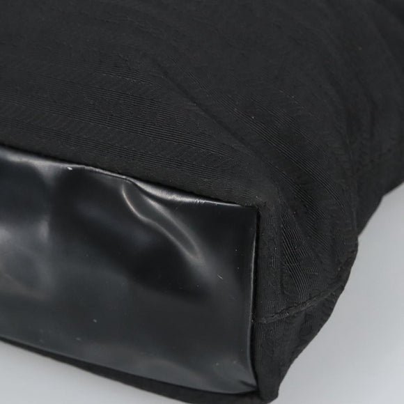 PRADA Handtasche Nylon Schwarz Silber Original 96925