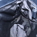 PRADA Hand Bag Nylon Black Silver Auth 96925-19