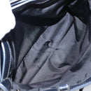 PRADA Hand Bag Nylon Black Silver Auth 96925-21