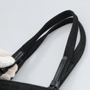 PRADA Hand Bag Nylon Black Silver Auth 96925-8