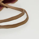 FENDI Zucchino Canvas Hand Bag Red Gold Auth 96951-7