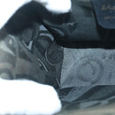 Salvatore Ferragamo Gancini Shoulder Bag Patent leather Brown Gold Auth 96961-21