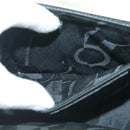 Salvatore Ferragamo Gancini Shoulder Bag Patent leather Brown Gold Auth 96961-22