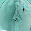 GUCCI GG Canvas Shoulder Bag Beige Silver Green 113013 Auth 96980-20